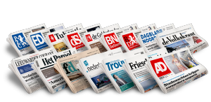 Alle kranten gevouwen